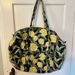 Vera Bradley Large Duffle Bag in La Neon Rose
